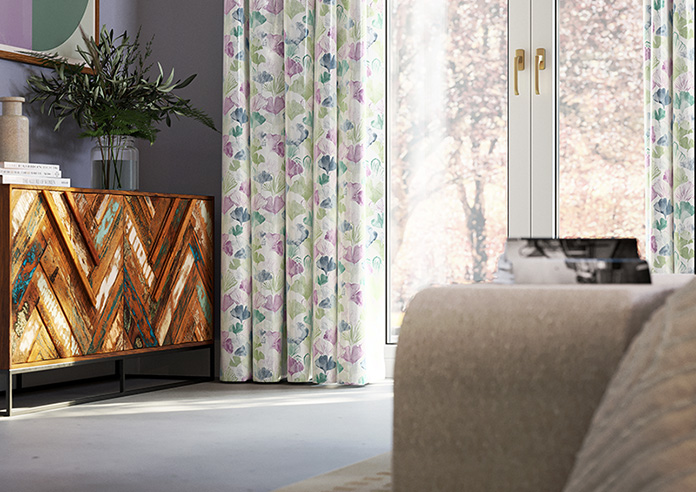 Palm Beach Faux Silk, Fantasy - Made to Measure Curtain - Image 5